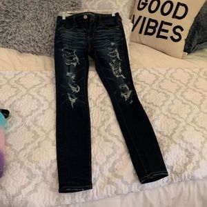 American eagle ripped jeans